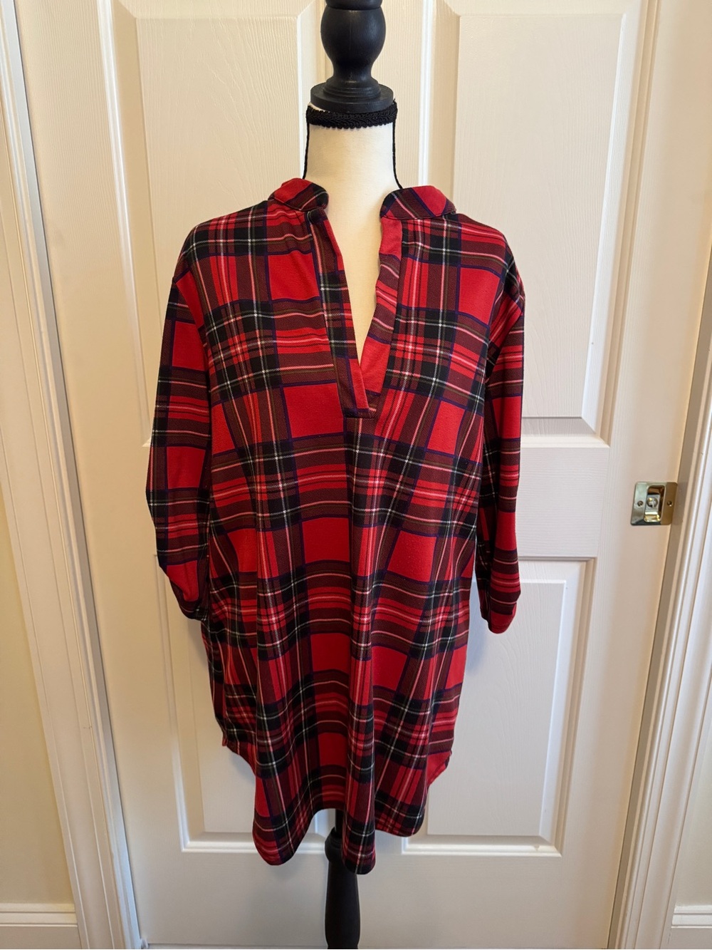 Women’s Red Plaid Shirt